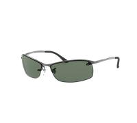Ray - Ban Uomo Ray - Ban RB3183 004/71 Occhiali da sole Metallo Grigio Verde Squadrata Normale