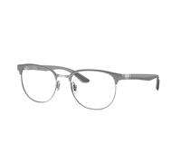 Ray - Ban Uomo Ray - Ban RX8422 3125 Montature da vista Metallo Grigio Trasparente Geometrica Normale