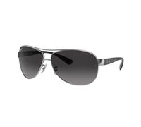 Ray - Ban Uomo RB3386 RB3386 003/8G Occhiali da sole Metallo Argento Grigio Pilot Normale Sfumato