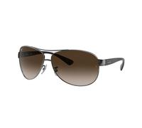 Ray - Ban Uomo RB3386 RB3386 004/13 Occhiali da sole Metallo Grigio Marrone Pilot Normale Sfumato