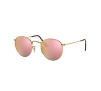 Ray - Ban Uomo RB3447N ROUND METAL 001/Z2 Occhiali da sole Metallo Oro Rotonda Normale