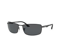 Ray - Ban Uomo RB3498 N/A 006/81 Occhiali da sole Metallo Nero Grigio Squadrata Polarizzata