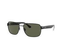 Ray - Ban Uomo RB3530 002/9A Occhiali da sole Metallo Nero G15 Squadrata Polarizzata