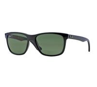 Ray - Ban Uomo RB4181 RB4181 601/9A Occhiali da sole Iniettato Nero G15 Squadrata Polarizzata