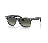 Ray ban Wayfarer Bio Acetato RB2140 136071 50-22 a Righe Grigio - Gradiente