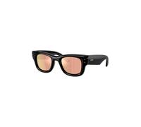 Ray-Ban Occhiali da Sole RB4940 601/7J Wayfarer Puffer X ASAP Rocky Nero/Marrone Specchiato Unisex 47/23/145
