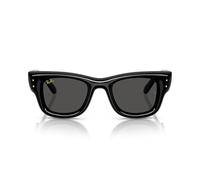 Ray - Ban Unisex Ray - Ban A$AP Rocky RB4940 WAYFARER PUFFER 601/87 Occhiali da sole Nylon Nero Squadrata Normale