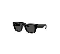 Ray - Ban Unisex RB4940 WAYFARER PUFFER 601/87 Occhiali da sole Nylon Nero Nero Squadrata Normale