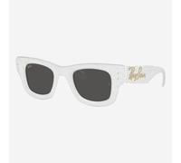 Ray - Ban Unisex Ray - Ban RB4940BP WAYFARER PUFFER 686687 Occhiali da sole Nylon Bianco Squadrata Normale