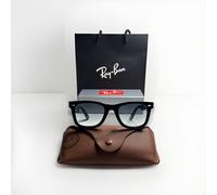 Ray - Ban Unisex Ray - Ban RB2140 WAYFARER 901/32 Occhiali da sole Acetato Nero Grigio Squadrata Normale Sfumato