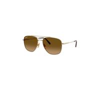 Ray-ban Rb 8097 Occhiali Da Sole Unisex Oro Marrone 59mm Polarizzato