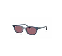 Ray - Ban Unisex Ray - Ban RB4456 ZAYA 68121A Occhiali da sole Iniettato Blu Viola Pillow Normale