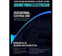 Ray Holder 2020 Journeyman Electrician Exam Questions and Study Guid (Tascabile)