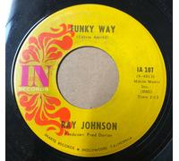 Ray Johnson 45 Funky Way / Heard It Through Il Grapevine Inarts Soul come Nuovo