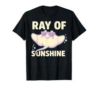 Ray of Sunshine - Occhiali da sole a forma di razza acquatica Maglietta