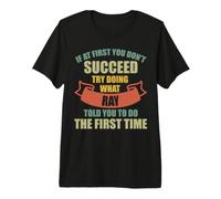 Ray Personalized Name Shirt Ray First Name Maglietta Premium