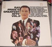 RAY PRICE - RAY PRICE-greatest hits vol. 2 COLUMBIA (LP vinyl record)