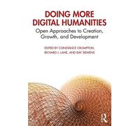 Ray Siemens Doing More Digital Humanities (Copertina rigida)