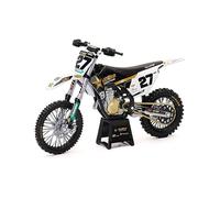 NewRay Modello in scala 1:12 Husqvarna FC450 #27 Malcolm Stewart 58403 Nero/Bianco/Giallo