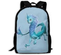 Raya and The Last Dragon Zaino, Cartoon Anime, zaino per la scuola, durevole, impermeabile, regolabile, 5, 27 * 14 * 35 cm (13 Zoll), Rucksack