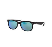 Rayban Junior Mod. 9052S Sun 0Rj9052S 100S55 48 Occhiali da sole rettangolari 48, nero opaco/bluemirror, Nero opaco/Bluemirror, 48