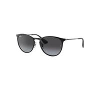 Rayban - Lunettes de soleil lifestyle - Erika Metal Polished Black Light Grey Gradient Dark Grey - Nero
