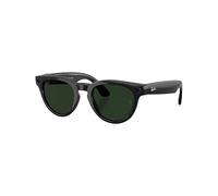 Rayban - Occhiali da sole fotocromatici connessi - Ray-Ban META Headliner - Gen 2 Shiny Black/Transitions Graphite Green - Nero
