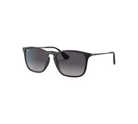 Rayban - Occhiali da sole lifestyle - Chris Matte Rubber Black Light Grey Gradient Dark Grey - Nero