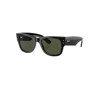 Rayban - Occhiali da sole lifestyle - Mega Wayfarer Polished Black Green - Nero