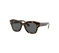 Rayban - Occhiali da sole lifestyle - State Street Polished Havana On Transparent Brown Dark Grey - Marrone