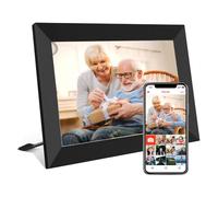 RAYBEEN FRAMEO - Cornice per foto digitale WiFi, 10,1 pollici, 1280 x 800 IPS LCD, touch screen LCD, memoria integrata da 32 GB, rotazione automatica verticale e orizzontale, condividi foto o video