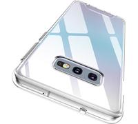 Rayboen Case for Samsung Galaxy S10e, Crystal Clear Shockproof Non-Slip Anti-Yellowing Protective Phone Case, Hard PC Back & Soft TPU Frame Slim Cover for Samsung Galaxy S10 e