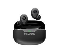 Raycon Auricolari wireless Bluetooth - Auricolari Bluetooth in-ear wireless con 32 ore di riproduzione comfort estremo e cancellazione attiva del rumore (Nero carbone)