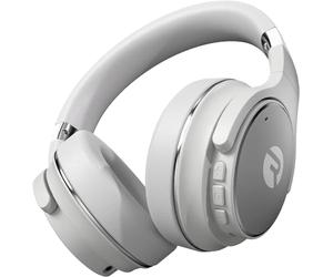 Raycon Cuffie over-ear wireless Bluetooth per tutti i giorni, con cancellazione attiva del rumore, modalità di sensibilizzazione e microfono integrato, IPX 4 (bianco gelo)