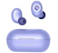 Raycon Everyday Earbuds - Auricolari classici Bluetooth wireless con microfono, suono stereo, cancellazione attiva del rumore, auricolari Bluetooth True Wireless, 32 ore di riproduzione (viola)