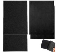 Rayconup 4 pezzi in per cucire, chiusura in per cucire, nastro in nero, larghezza per fai da te, per tessuto (20 x 30 cm)