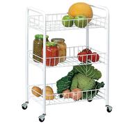 Rayen 1110.01 Carrello Cucina con 3 Cestini, 41x26x60 cm