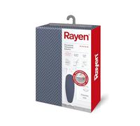 Rayen 6293 Copriasse da Stiro, 4 strati: schiuma, pile, 150x55 cm (Max. asse da stiro: 146 x 48 cm) Chevron blu scuro, Taglia XXL