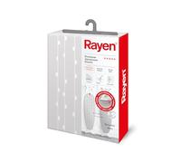 Rayen | Copriasse da Stiro Universale | 3 Strati: Alluminio, Schiuma e 100% Cotone | Reversibile | Gamma Speciale | Dimensioni: 51 x 127 cm | Colore: Grigio