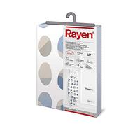 Rayen | Copriasse da stiro universale con rivestimento in titanio | 127x51 cm | Bianco
