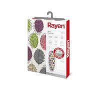Rayen | Copriasse da stiro universale | Facile da installare con il sistema EasyClip | 2 strati: schiuma e tessuto di cotone stampato al 100% | Gamma base di Rayen | Misure: 130x47 cm