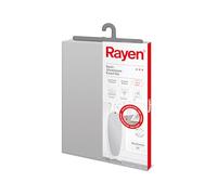 Rayen | Rivestimento universale per asse da stiro | Fodera da stiro EasyClip Fit | 2 strati: 100% schiuma di cotone e tessuto | Qualità in alluminio | Gamma base | Dimensioni: 115 x 38 cm | Grigio