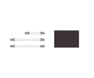 Rayen | Set Tenditori per Fodere + Panno Pulisci-Ferro | Abiti Protetti | Bianco/Grigio