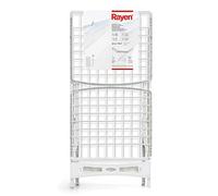 Rayen | Stendibiancheria con sistema antiscivolo e blocco gambe | Canne XXL | Appendiabiti per interni ed esterni 20 m di superficie di posa | Stendibiancheria in resina