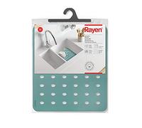 Rayen 27,5 x 32 cm Tappeto Protettivo per lavello | Protegge Le stoviglie | Fori di drenaggio | Proteggere Il lavandino | Ante-Slip Aqua, Gomma, Verde Acqua