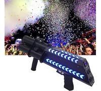 RayGenius Cannone per Coriandoli, Cannone Elettrico per Coriandoli, Sparacoriandoli Professionale per Eventi, Feste, Club, Matrimoni, Concerti.