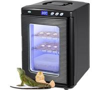 RayGenius Incubatrice per Rettili, Raffreddamento E Riscaldamento, Doppio Controllo della Temperatura 5-60°C, Incubatrice per Uova di Rettili, Incubatrice Scientifica da Laboratorio