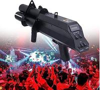 RayGenius Lanciatore dei Coriandoli, Cannone Elettrico dei Coriandoli, Getto della Macchina di Effetto della Fase LED Tenuta in Mano della Macchina dei Coriandoli per Halloween。