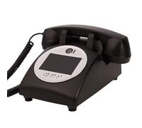 RayGenius Libro degli Ospiti Video per Matrimonio con Registrazione Audio Video Personalizzata, Telefono Antico Ornamentale per Feste memorabili,Black