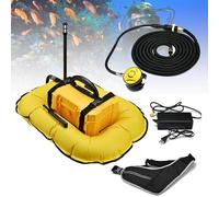RayGenius Respiratore Elettrico per Immersione, Compressore per Immersione con Respirazione Subacquea, Respiratore per Attrezzatura per Immersioni Subacquee, Autonomia di 3 Ore.,D4000-Yellow